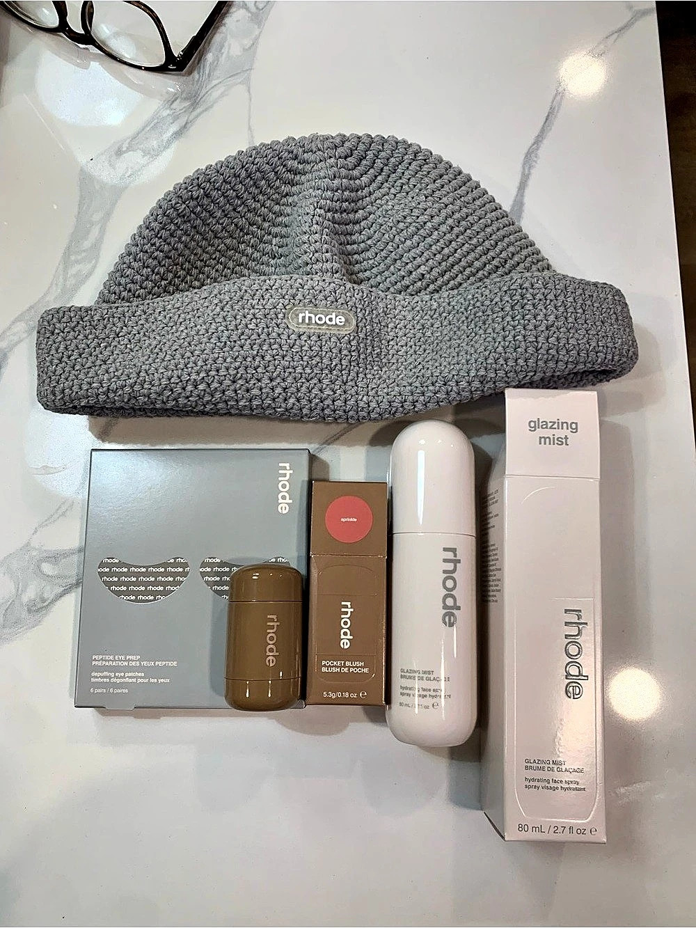 Rhode Rare Beanie Glazing Mist Sprinkle Blush